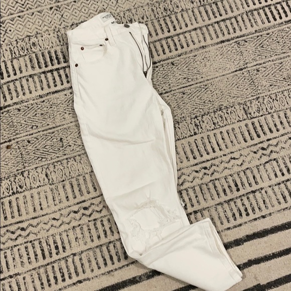 Abercrombie & Fitch Denim - Abercrombie The Ankle Straight Ultra High Rise